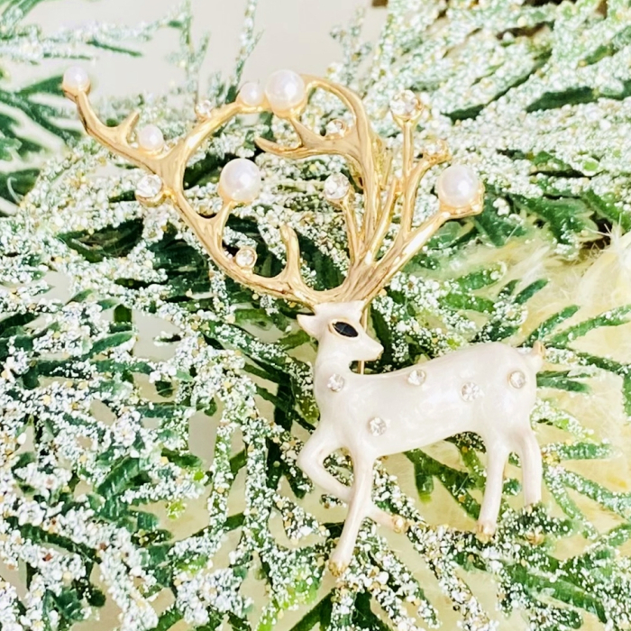 Brosa Ren Alb, Brosa Statement, Brose Femei [2]