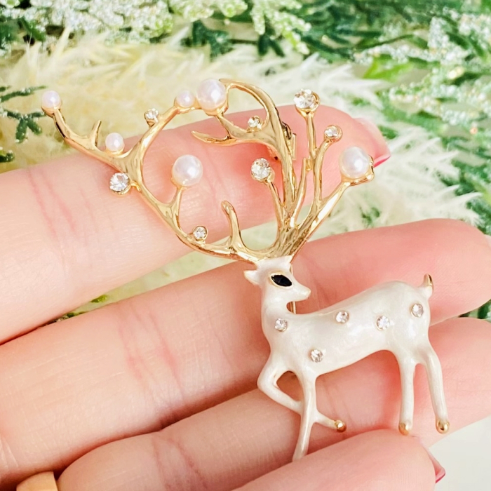 Brosa Ren Alb, Brosa Statement, Brose Femei [1]