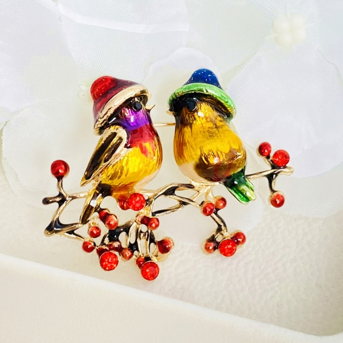 Brosa Pasari Colorate, Brosa Dama Femei [7]