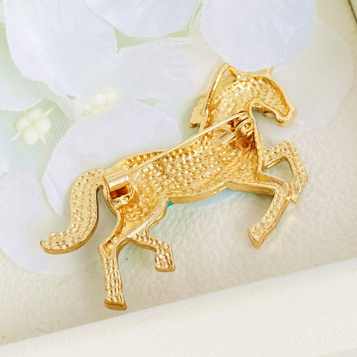 Brosa Cal Email Turcoaz, Brosa Dama Femei [8]