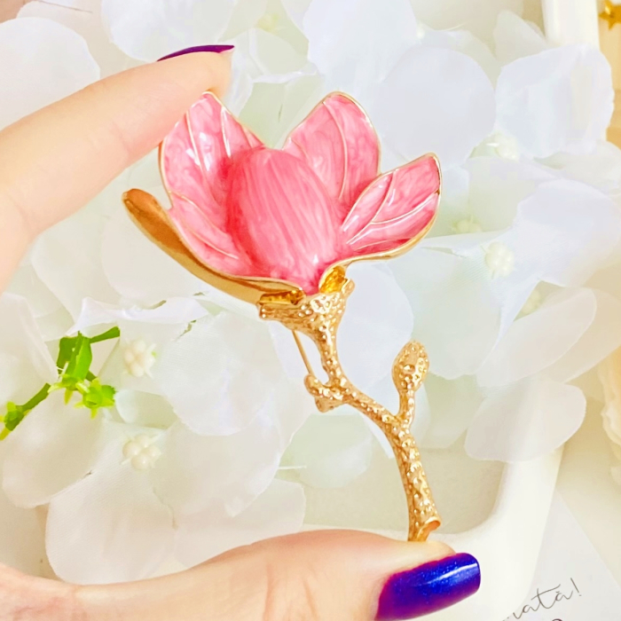 Brosa Magnolie Roz, Brose Dama, Brose Elegante [3]