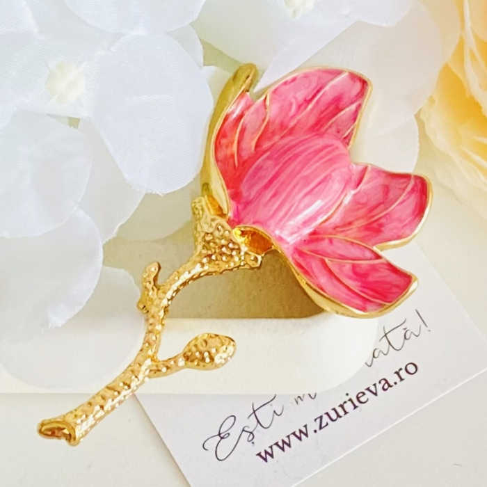 Brosa Magnolie Roz, Brose Dama, Brose Elegante [2]