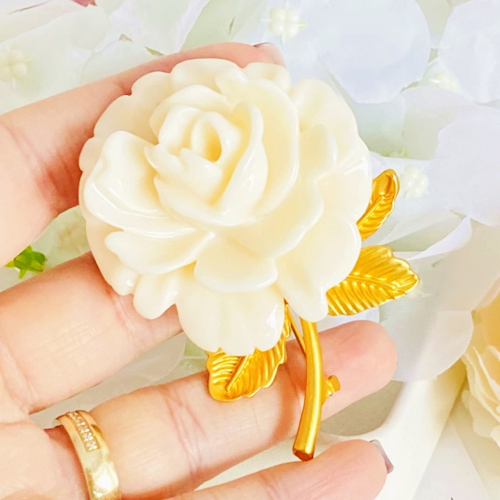 Brosa Bujor Alb, Brose Dama, Brose Elegante [2]