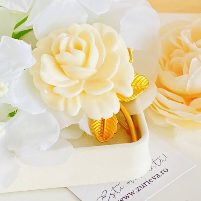 Brosa Bujor Alb, Brose Dama, Brose Elegante [3]