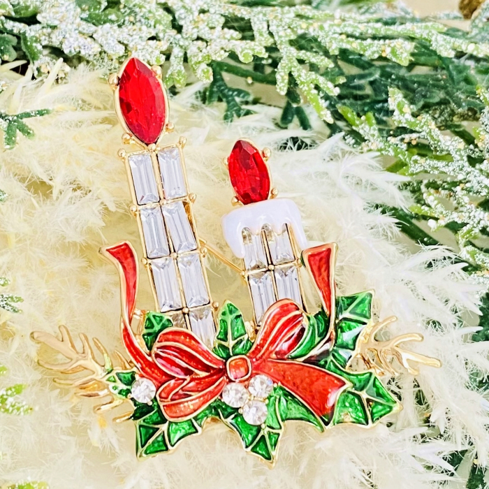 Brosa Lumanari Craciun, Brosa Statement, Brose Femei [8]