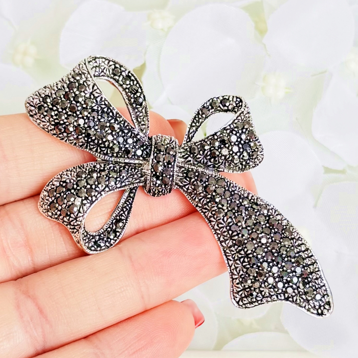 Brosa Funda Argintie, Brosa Statement, Brose Femei [3]