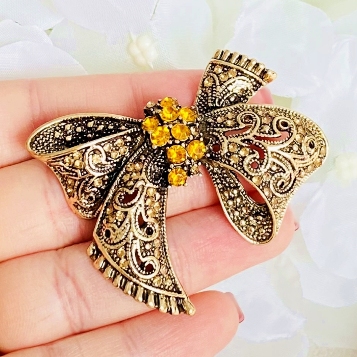 Brosa Funda Eleganta Aurie, Brosa Dama Femei [2]