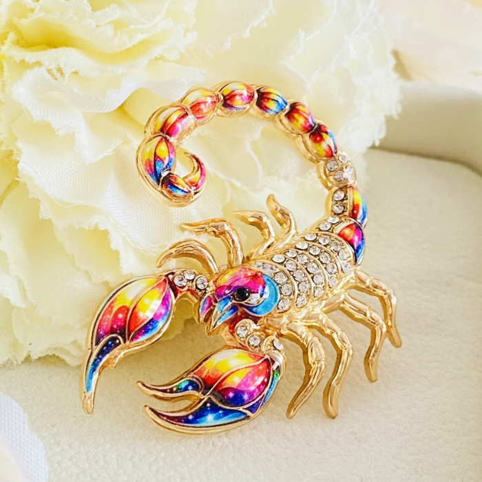 Brosa Scorpion Colorat, Brose Dama, Brose Mari Elegante [2]