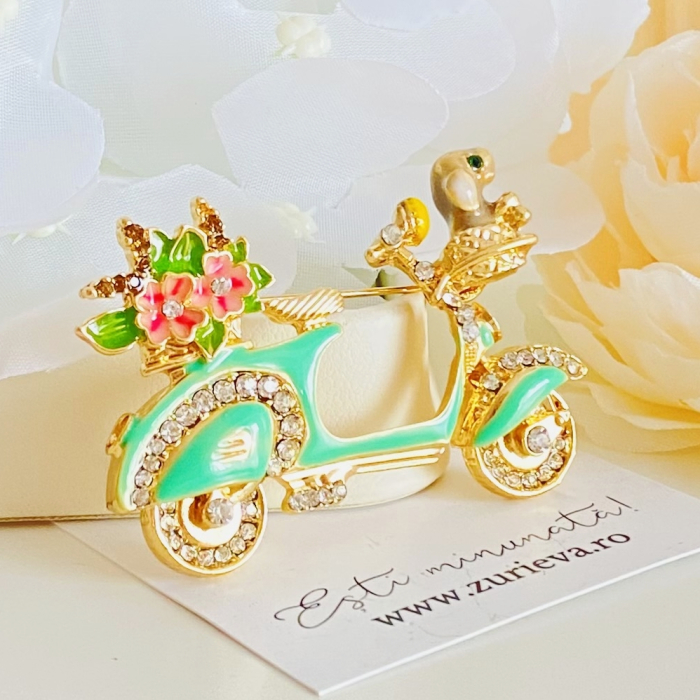 Brosa Catelus pe Scuter, Brose Dama, Brose Elegante [6]