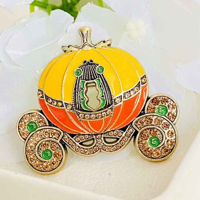 Brosa Trasura Dovleac Cenusareasa, Brosa Statement Dama Femei [1]