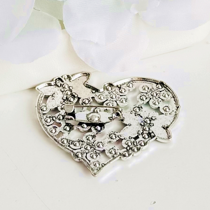 Brosa Inima Multicolora, Brosa Statement, Brose Femei [6]