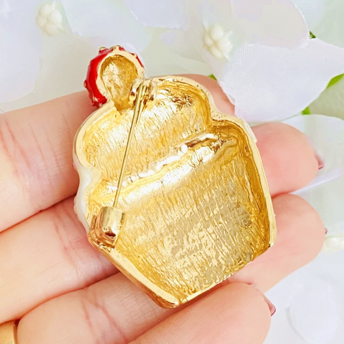 Brosa Briosa Capsuni, Brosa Statement Dama Femei [6]