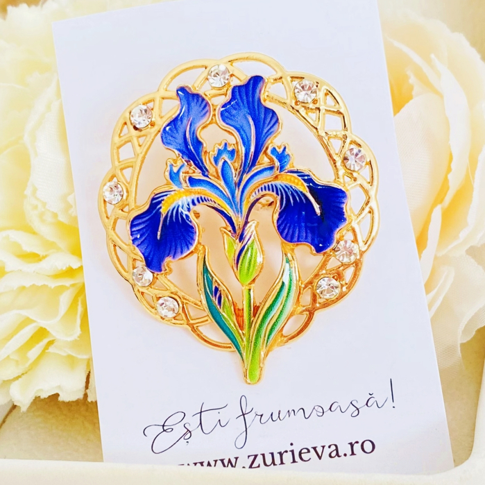 Brosa Floare Iris, Brose Dama, Brose Flori [4]