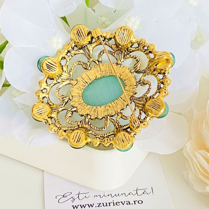 Brosa Eleganta Verde, Brose Dama, Brose Elegante [6]