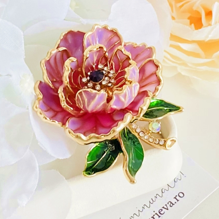 Brosa Bujor Roz, Brose Dama, Brose Elegante [8]