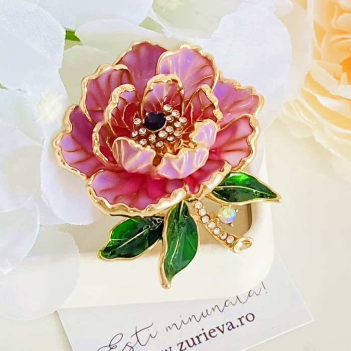 Brosa Bujor Roz, Brose Dama, Brose Elegante [6]