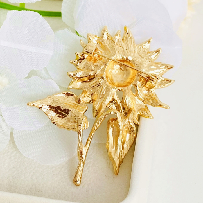 Brosa Floarea Soarelui, Brosa Dama Femei [9]