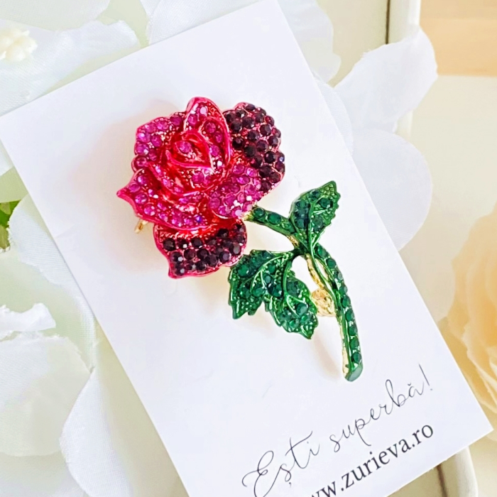 Brosa Trandafir Roz, Brose Dama, Brose Elegante [7]