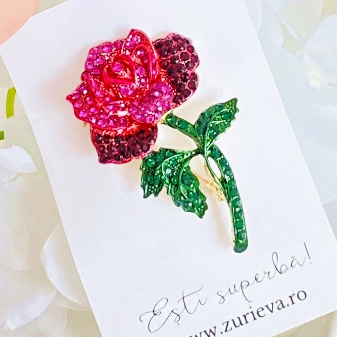Brosa Trandafir Roz, Brose Dama, Brose Elegante [8]