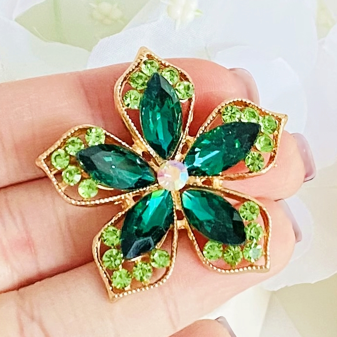 Brosa Floare Verde, Brose Dama, Brose Elegante [5]