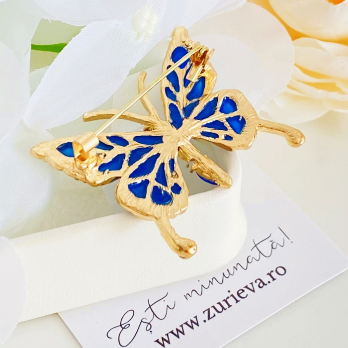 Brosa Fluturas Albastru, Brose Dama, Brose Elegante [7]
