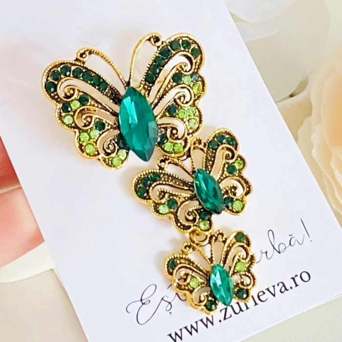 Brosa Fluturasi Verzi, Brose Dama, Brose Elegante [6]