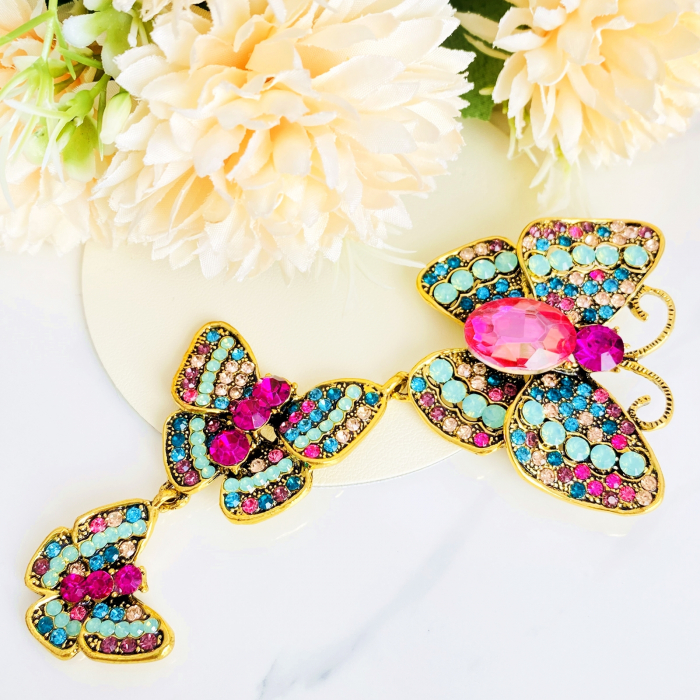 Brosa Fluture Multicolor, Brose Dama, Brose Elegante [4]