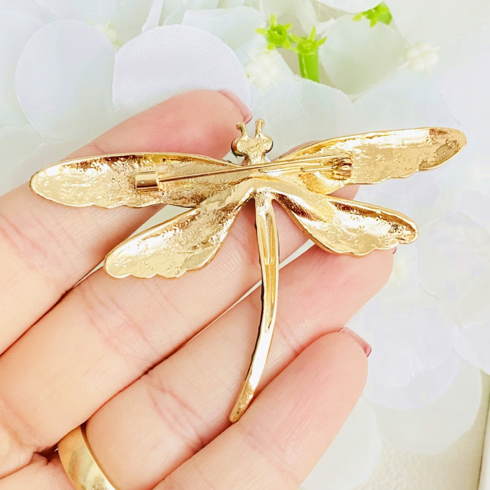 Brosa Libelula Verde, Brosa Dama Femei [9]