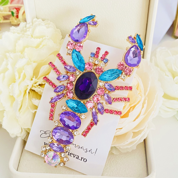 Brosa Homar Multicolor, Brose Dama, Brose Mari Elegante [9]
