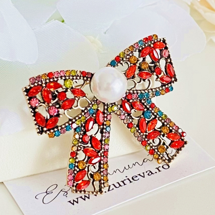 Brosa Funda Cristale Colorate, Brose Dama, Brose Elegante [5]