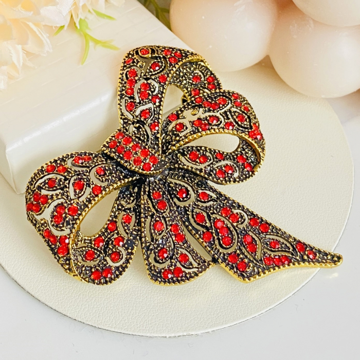 Brosa Funda Aurie si Rosie, Brosa Dama Femei [4]