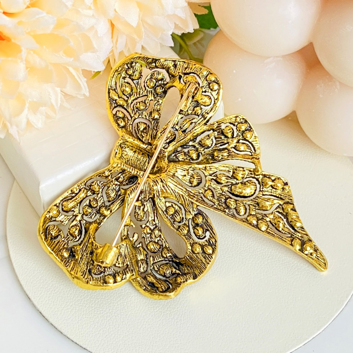 Brosa Funda Aurie si Rosie, Brosa Dama Femei [6]