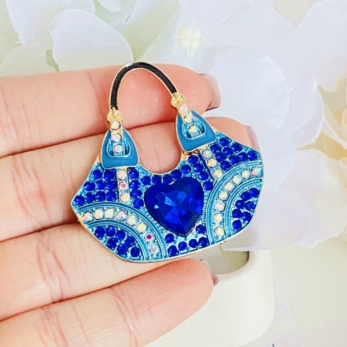 Brosa Geanta Albastra, Brose Dama, Brose Elegante [2]