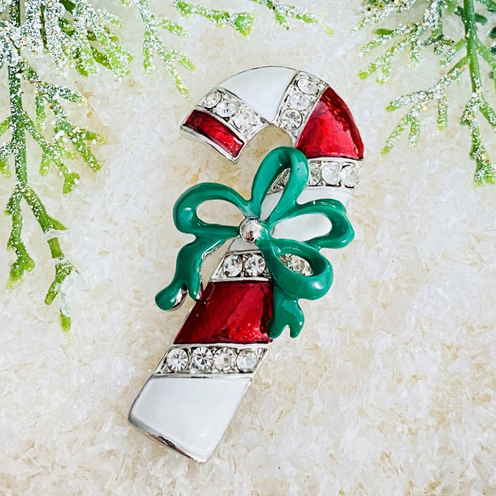 Brosa Candy Cane Craciun, Brosa Statement, Brose Femei [2]
