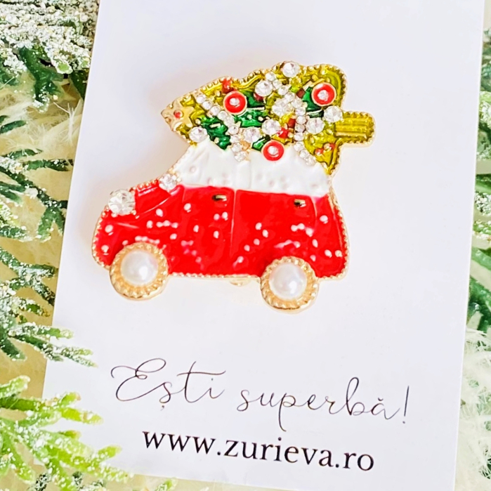 Brosa Masinuta Craciun, Brosa Statement, Brose Femei [2]