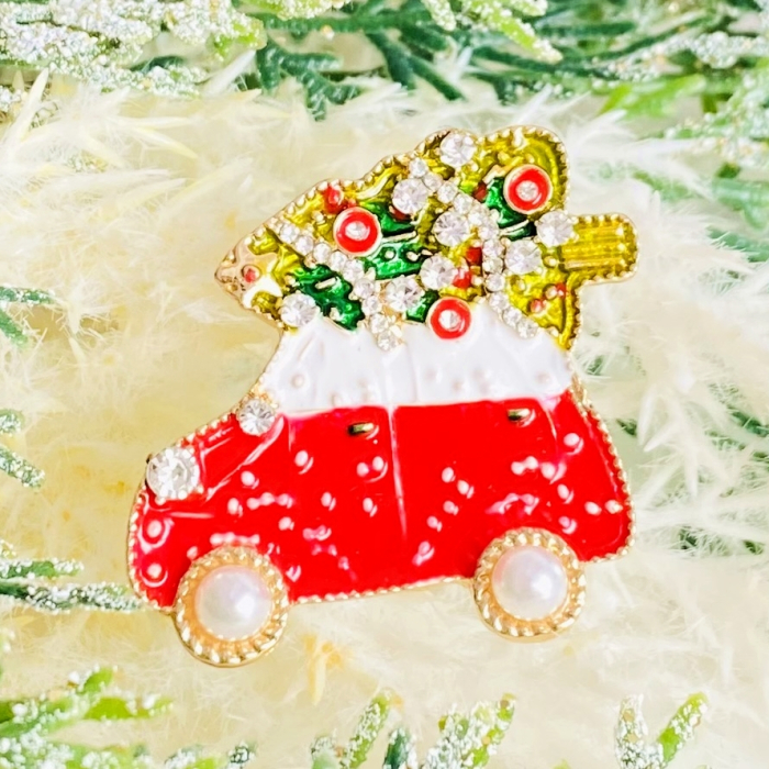 Brosa Masinuta Craciun, Brosa Statement, Brose Femei [6]