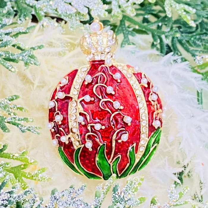 Brosa Glob Craciun - Craciun, Brosa Statement, Brose Femei [7]