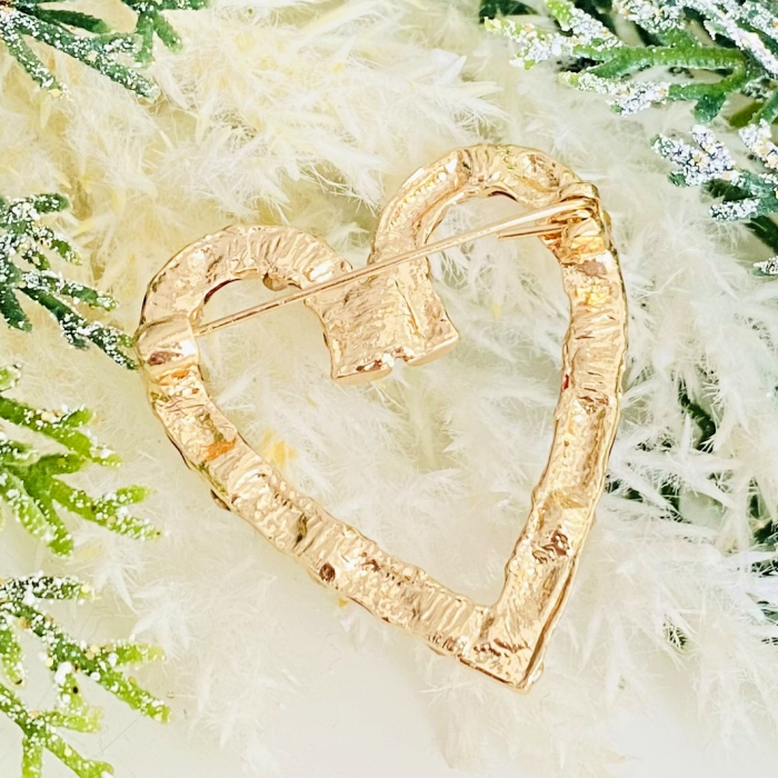 Brosa Inima Candy Cane, Brosa Statement, Brose Femei [10]