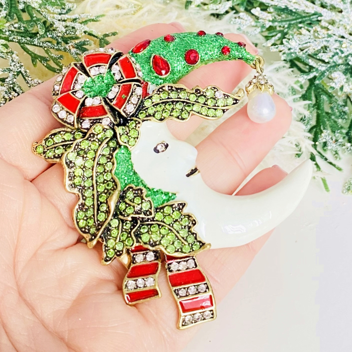 Brosa Luna Craciun, Brosa Statement, Brose Femei [3]