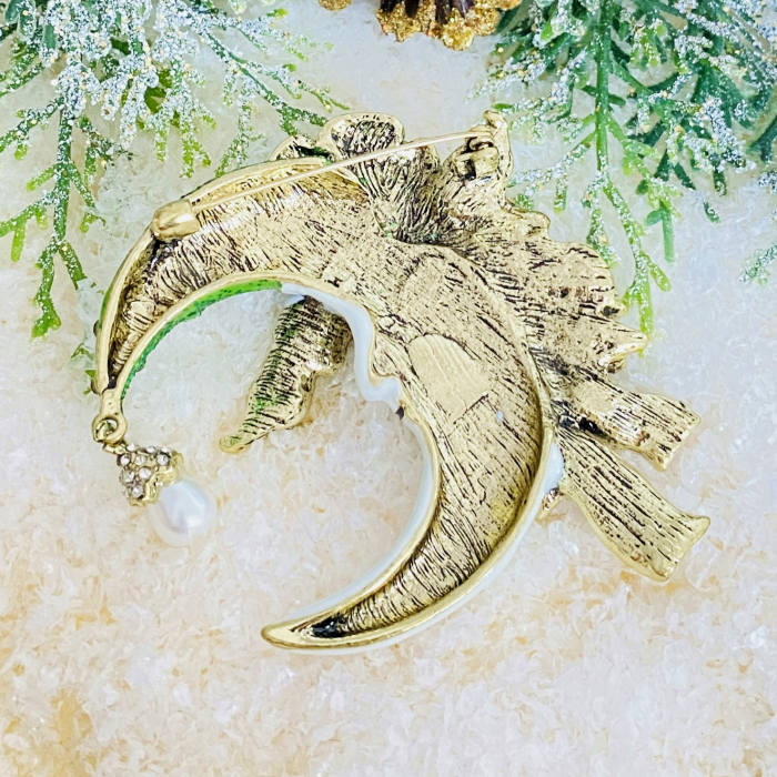 Brosa Luna Craciun, Brosa Statement, Brose Femei [8]