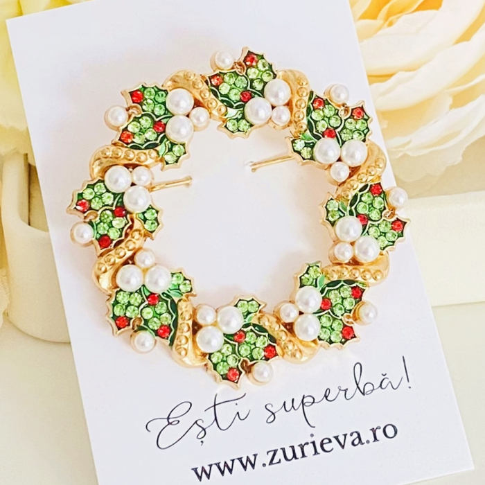 Brosa Coronita Perle, Brose Dama, Brose Elegante [4]