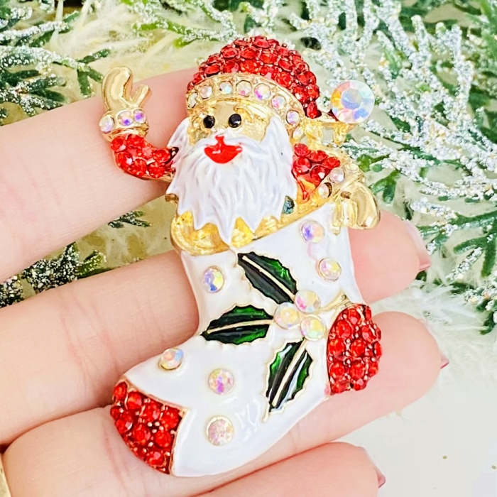 Brosa Mos Craciun Ghetuta, Brosa Statement, Brose Femei [2]