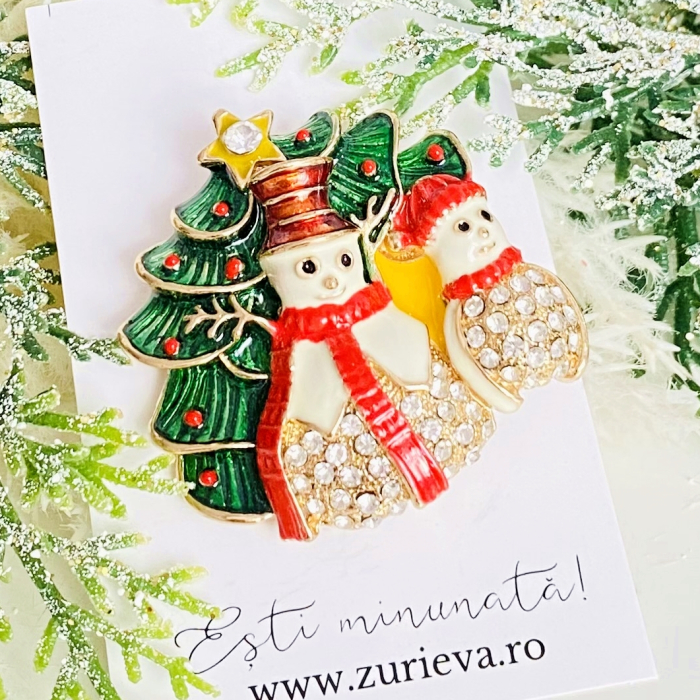 Brosa Om Zapada & Brad Craciun, Brosa Statement, Brose Femei [7]