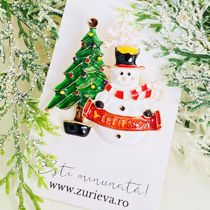 Brosa Om Zapada & Brad, Brosa Statement, Brose Femei [4]