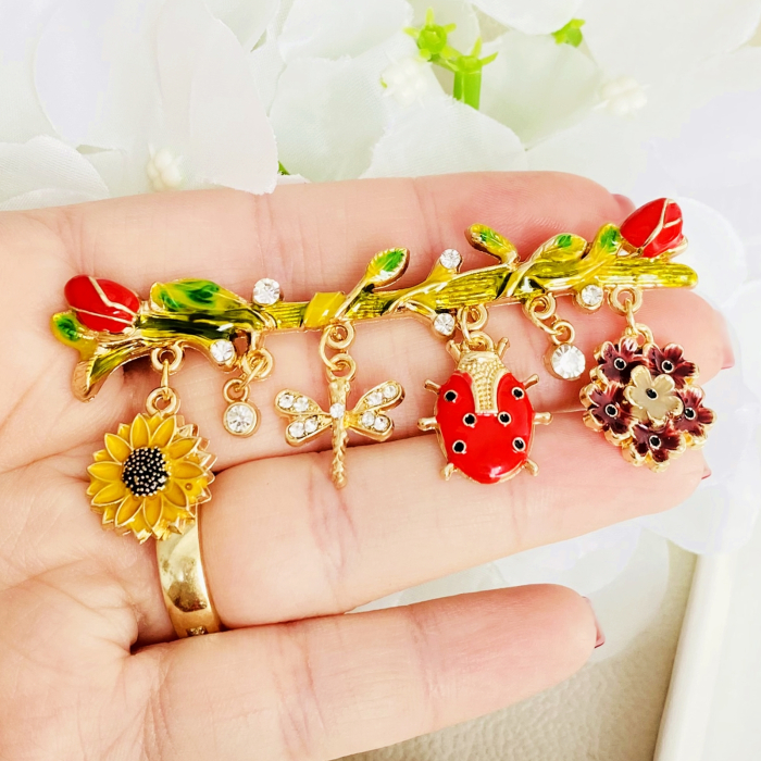 Brosa Flori & Insecte, Brosa Dama Femei [3]