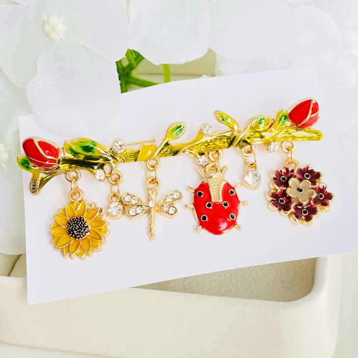 Brosa Flori & Insecte, Brosa Dama Femei [2]