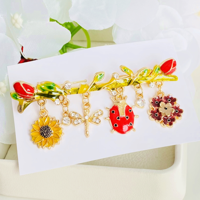 Brosa Flori & Insecte, Brosa Dama Femei [6]