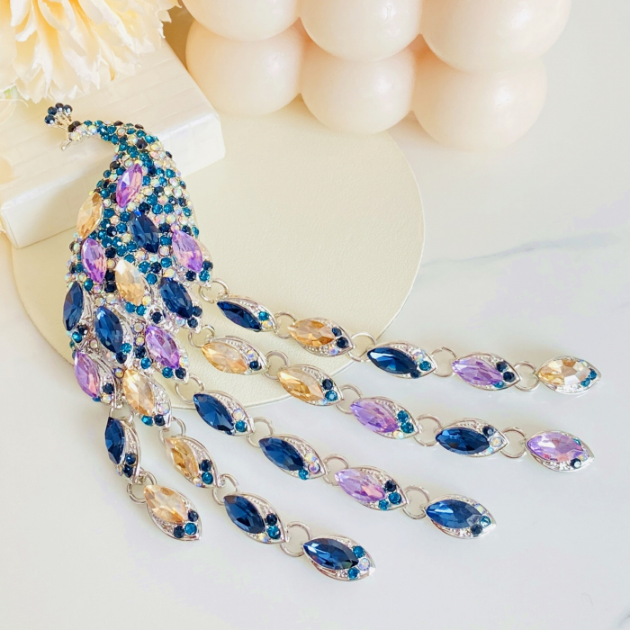Brosa Paun Cristale, Brose Dama, Brose Elegante [5]
