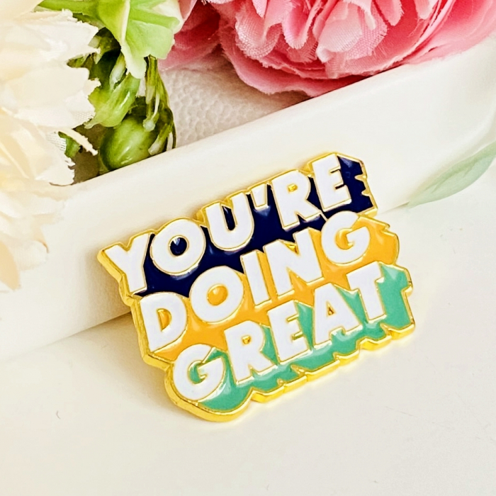 Brosa Pin You're Doing Great, Brosa Dama Femei [3]