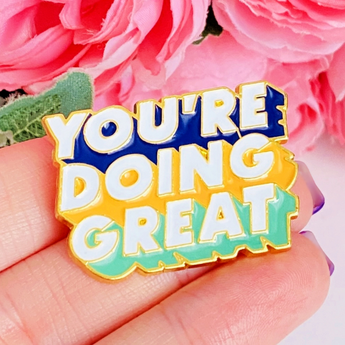 Brosa Pin You're Doing Great, Brosa Dama Femei [2]